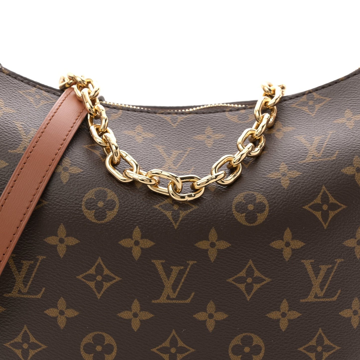 Reverse Monogram Loop Hobo