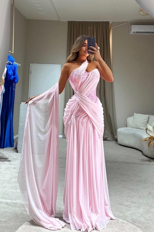 Sleeveless Sweetheart Strapless Mermaid Prom Dress With Pleated