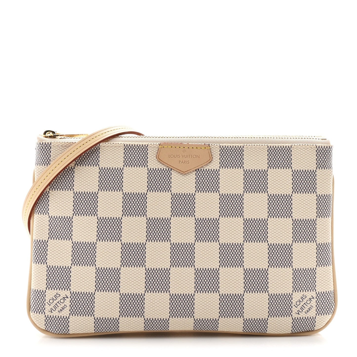 Damier Azur Double Zip Pochette