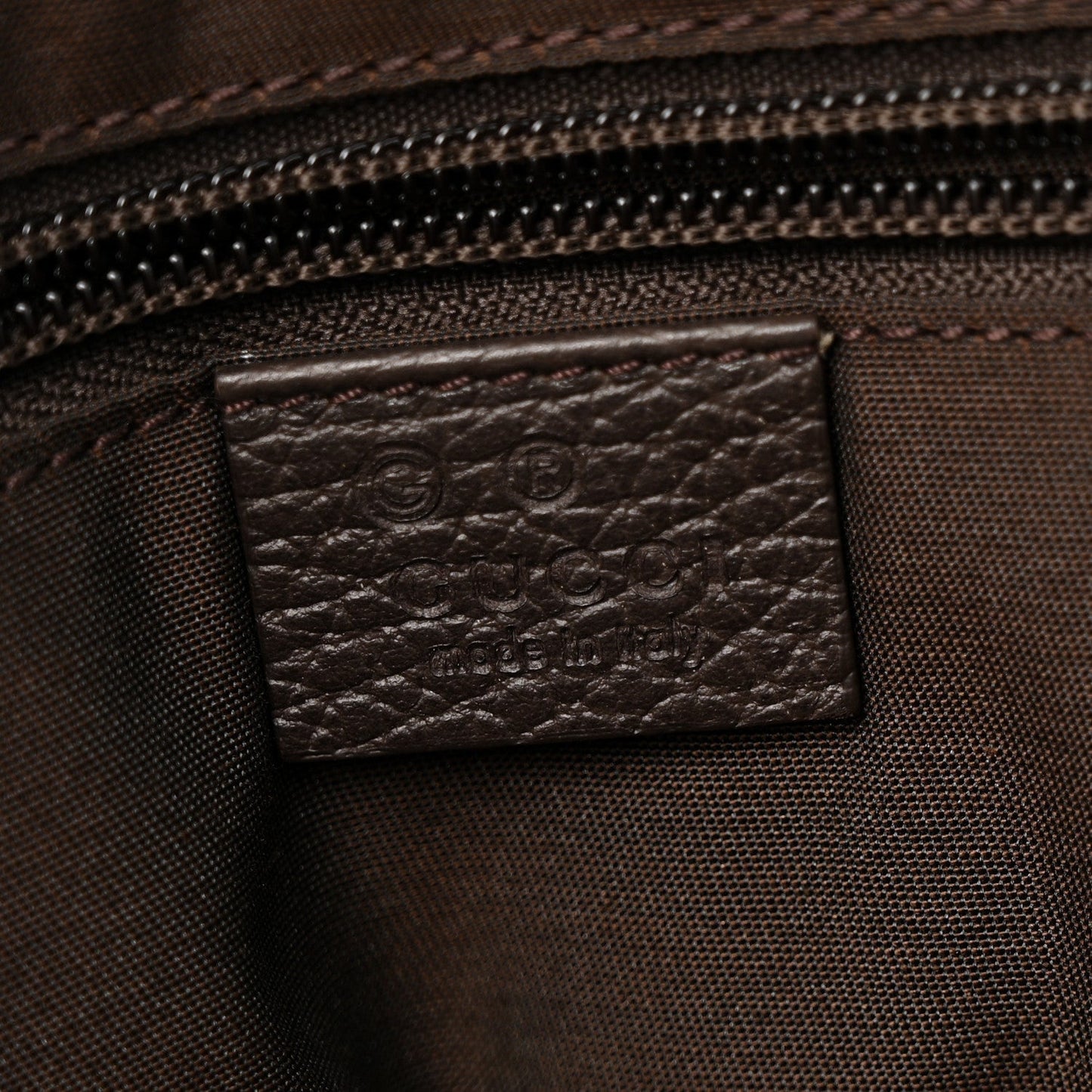 GG Monogram Large Joy Tote Bag Dark Brown