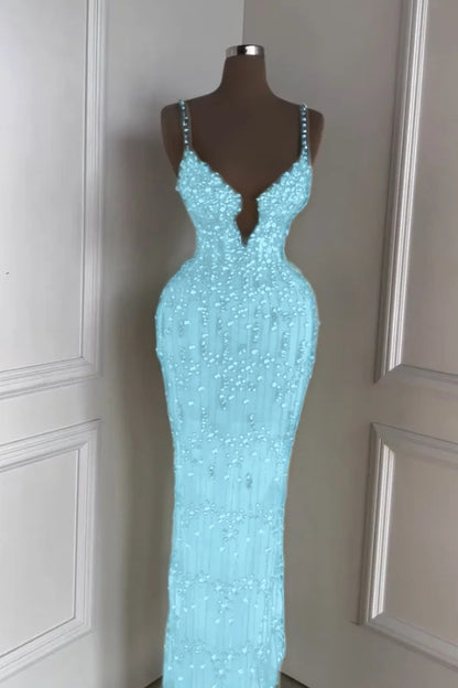 Luxurious Beaded Green Sweetheart Prom Dress