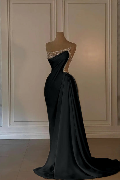 Fabulous Daffodil Asymmetric Sleeveless Ruched Patchwork Evening Dress