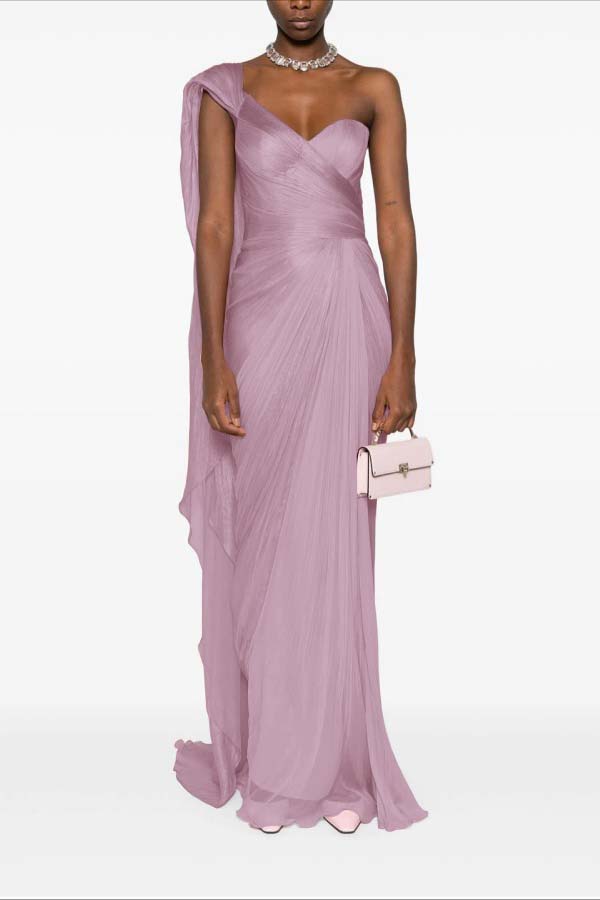 Elegant Sleeveless Strapless Tulle Sweetheart Long Prom Dress