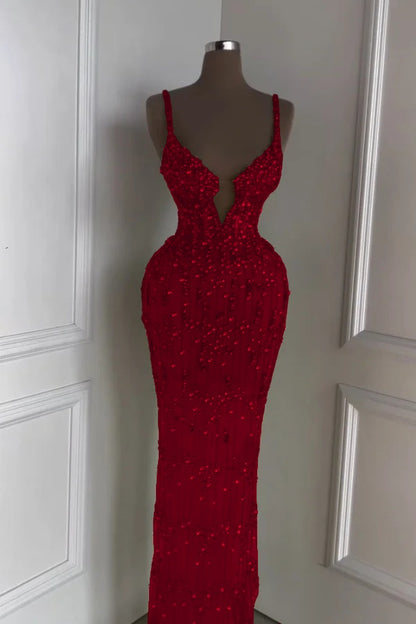 Luxurious Beaded Green Sweetheart Prom Dress
