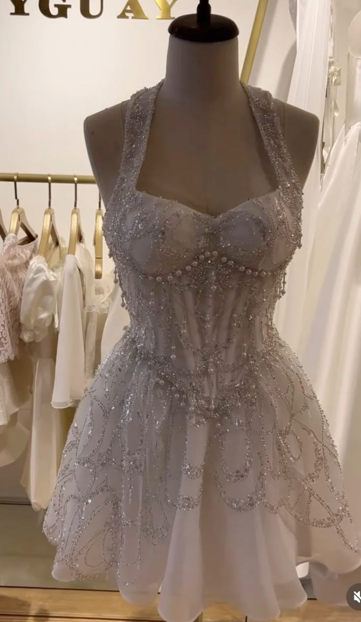 Beautiful Chiffon A Line Mini Birthday Dress White Homecoming Dress S491