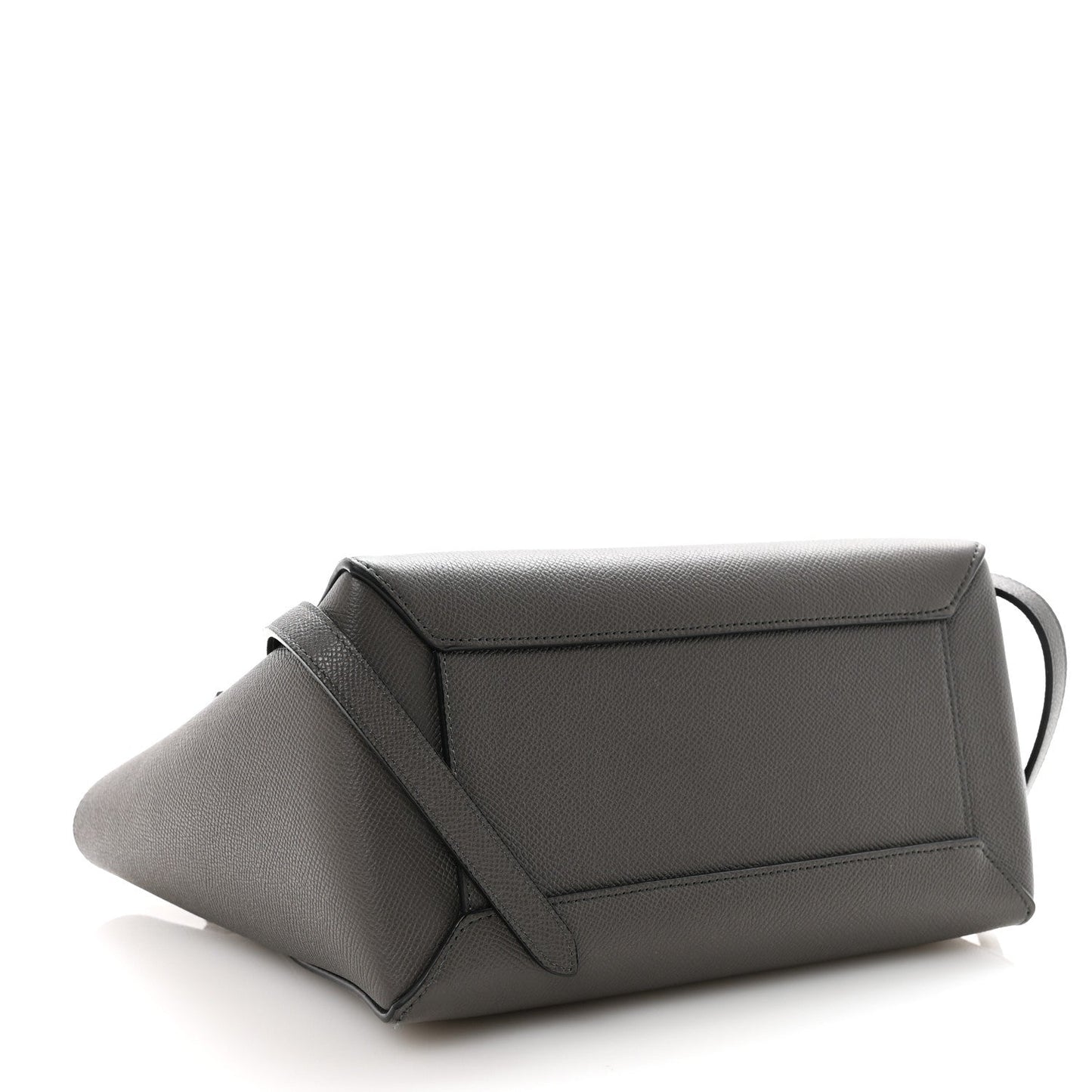 Baby Grained Calfskin Micro Belt Bag Grey