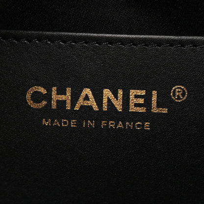 Caviar Quilted Small Chanel 25 Handbag Black