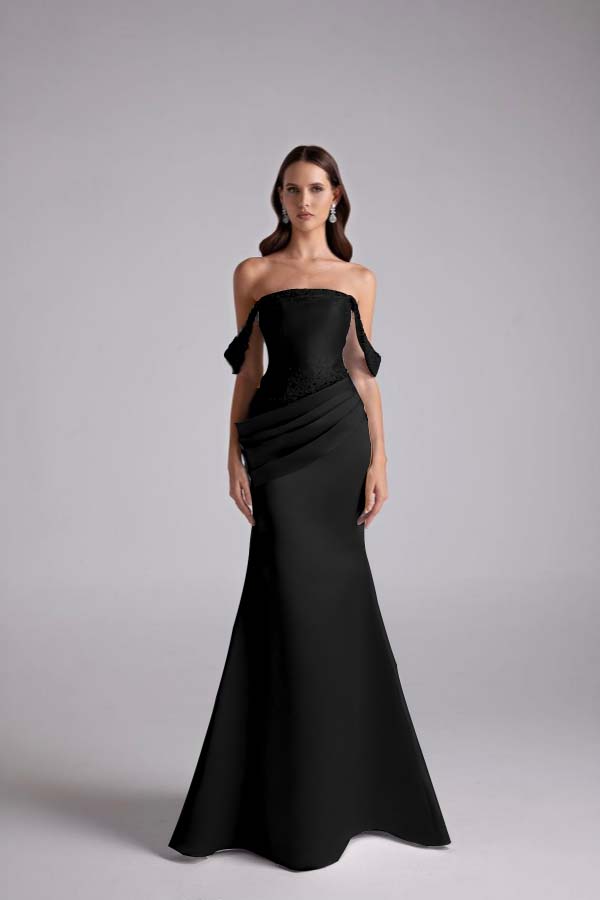 Sleeveless Sweetheart Strapless Off Shoulder A Line Long Prom Dress With Beading