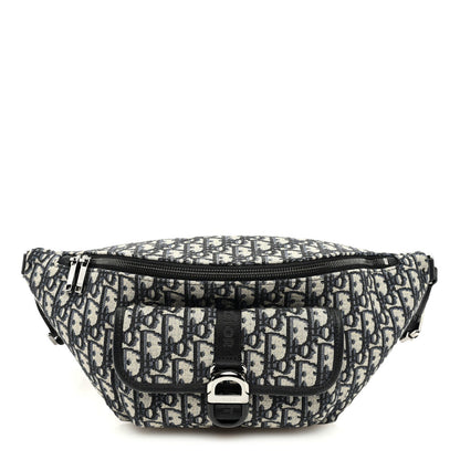 Oblique Dior 8 Belt Bag Beige Black