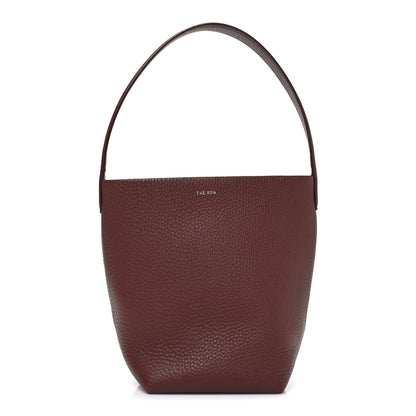 Grained Calfskin Small N/S Park Tote Burnt Wood