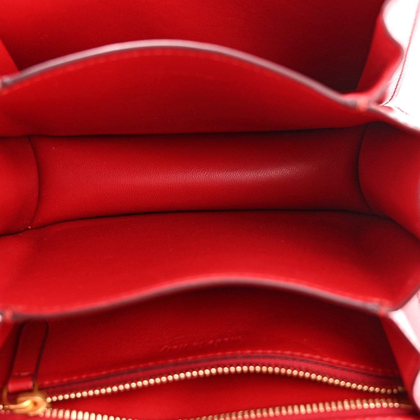 Smooth Calfskin Small Classic Box Flap Bag Red