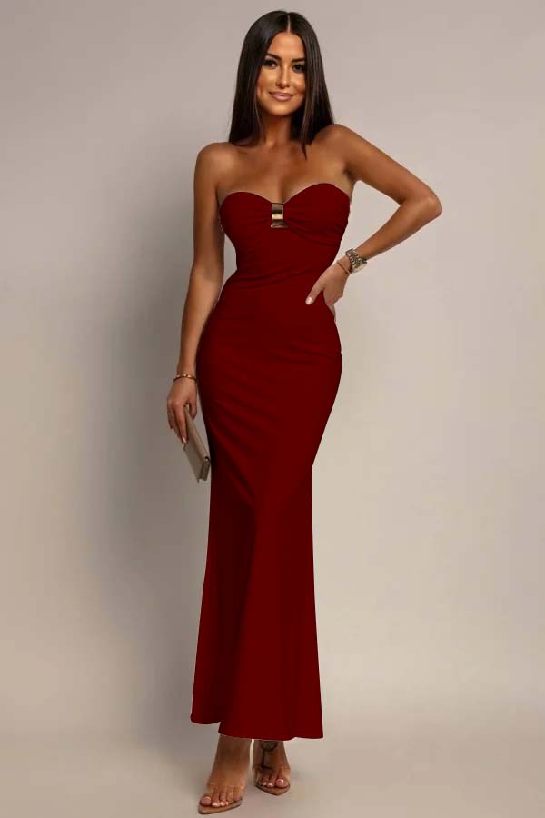 White Sleeveless Sweetheart Mermaid Long Prom Dress