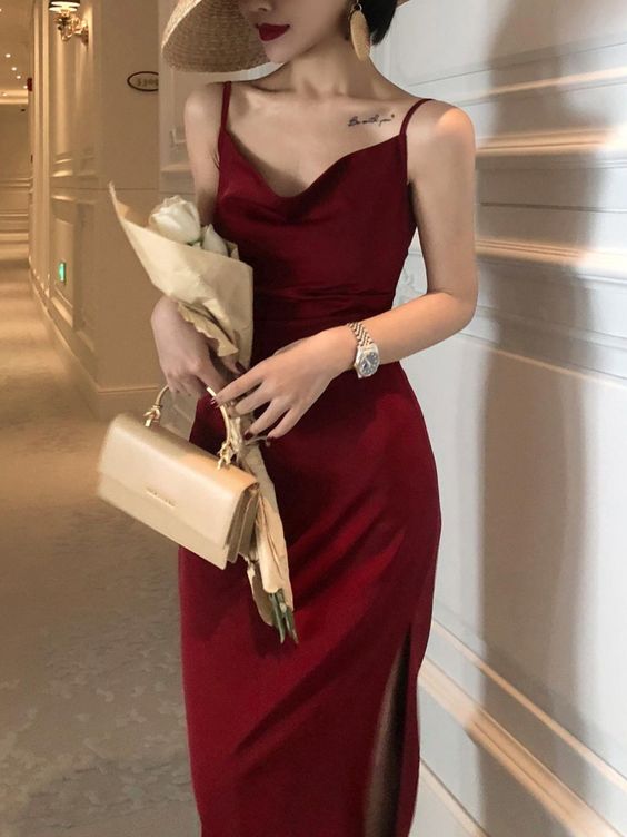 Summer Women Backless Sexy Strap Split Dresses Sleeveless Evening Gown  fg2530