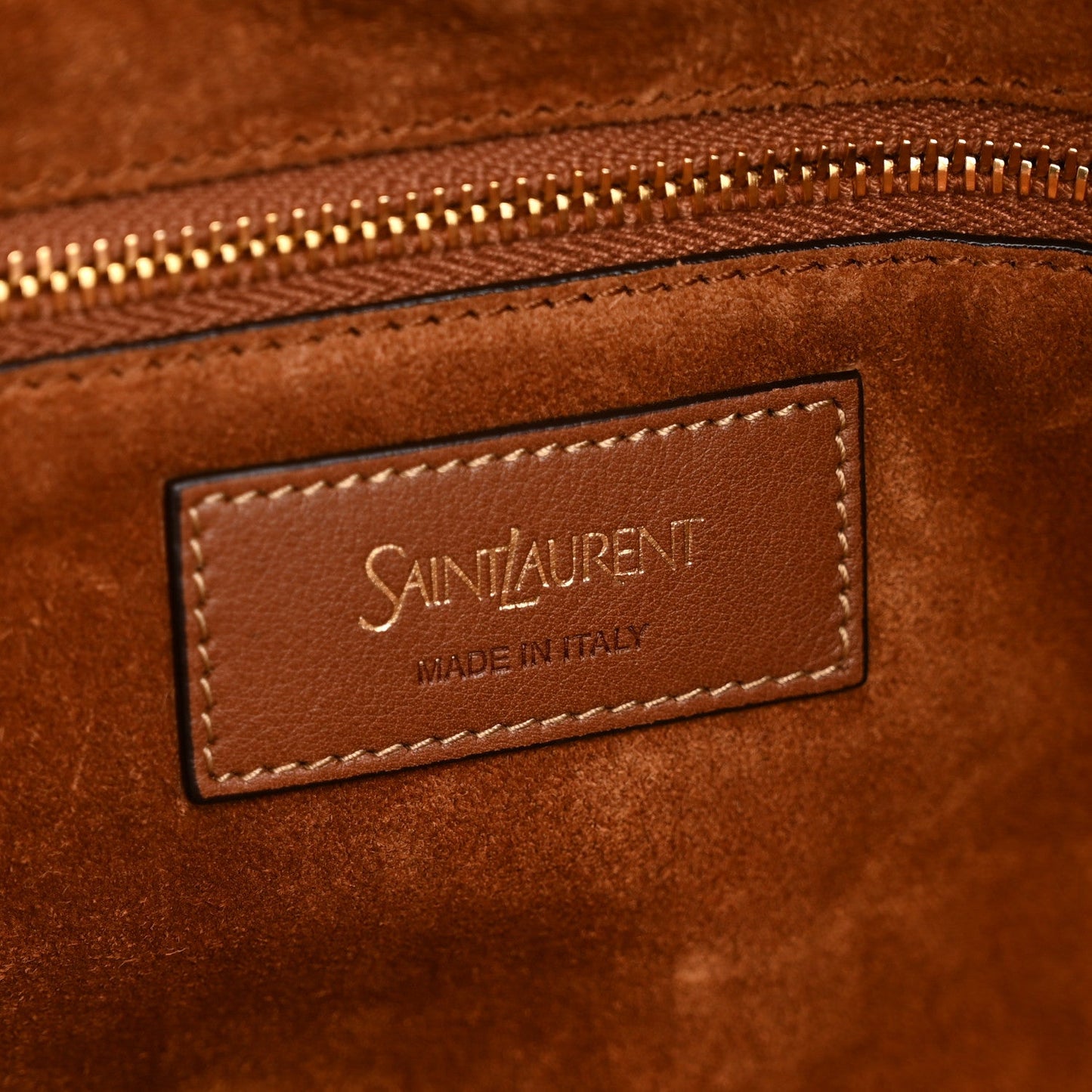 Calfskin Y Tote Brick