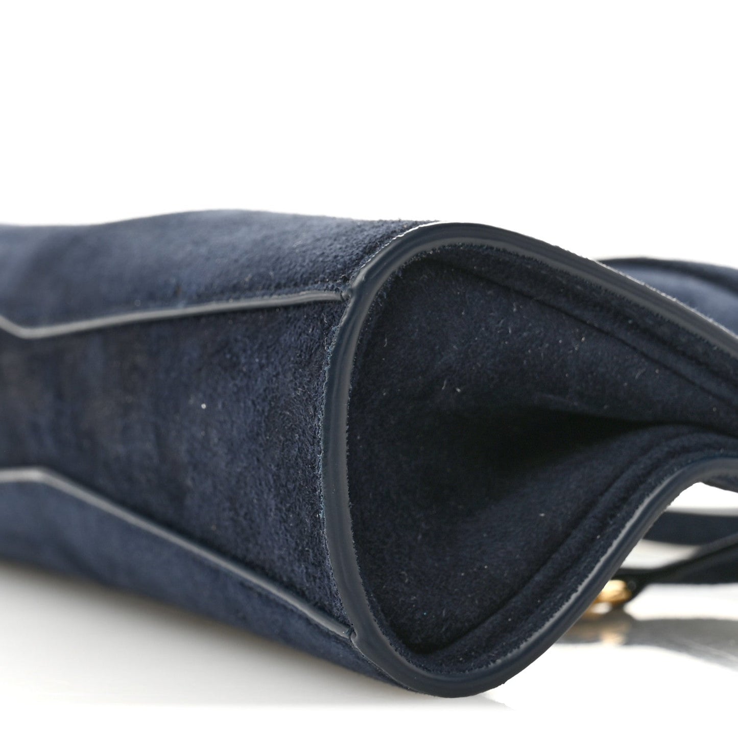 Suede Le Click East West Small Bag Midnight