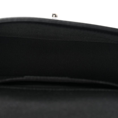 Caviar Quilted Medium Boy Flap Black