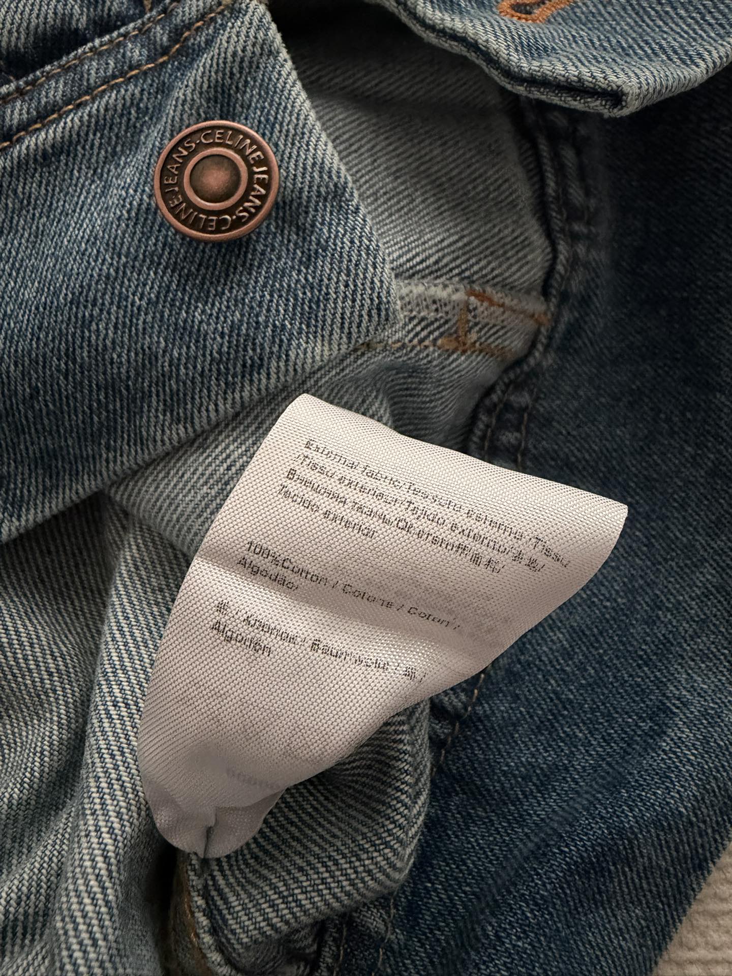 Celine 26SS Blue Denim Jacket 882445