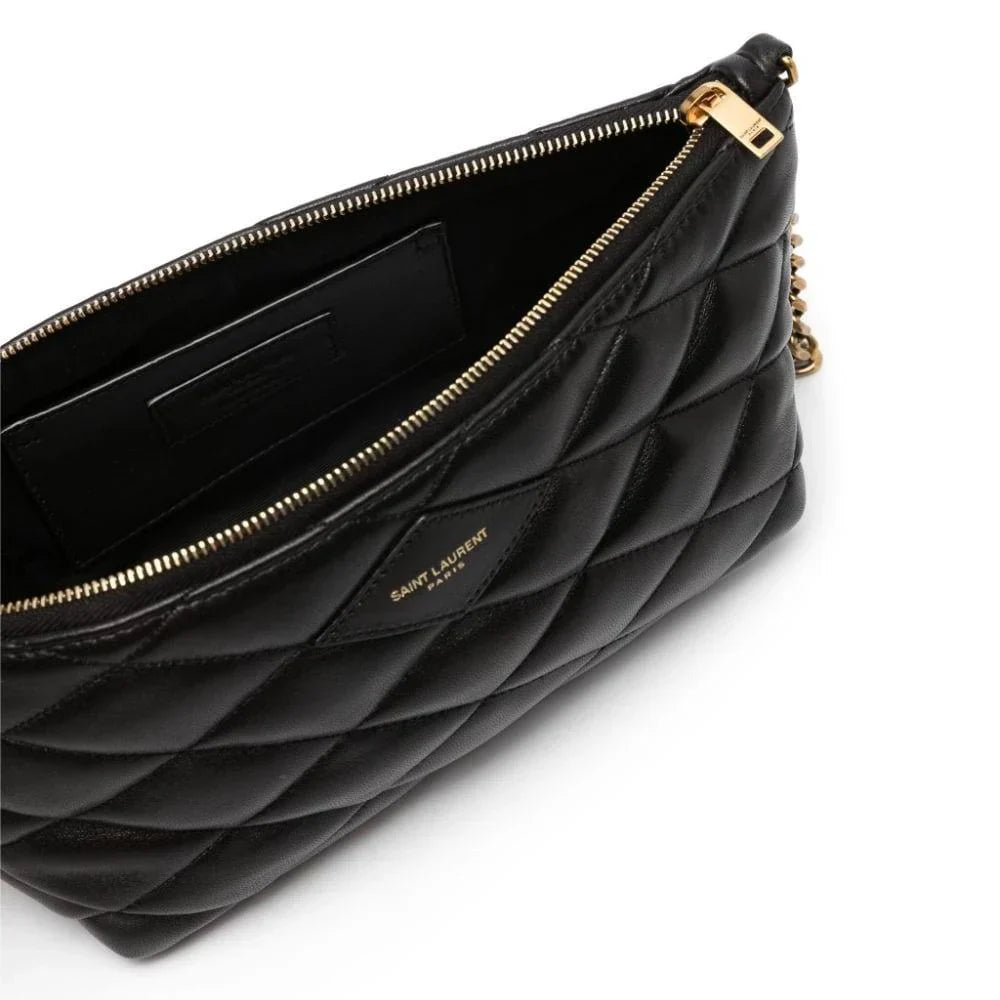 Saint Laurent diamond-quilted leather mini bag