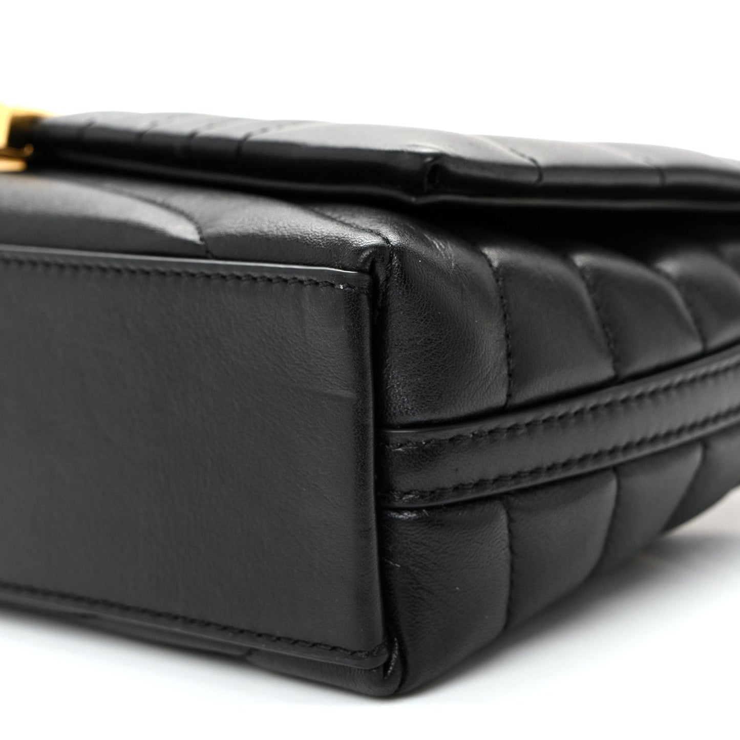 Soft Calfskin 4G Quilted Small Shoulder Bag Black