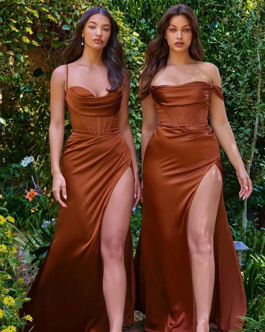 Stunning Slim Sleeveless Prom Dress With Split