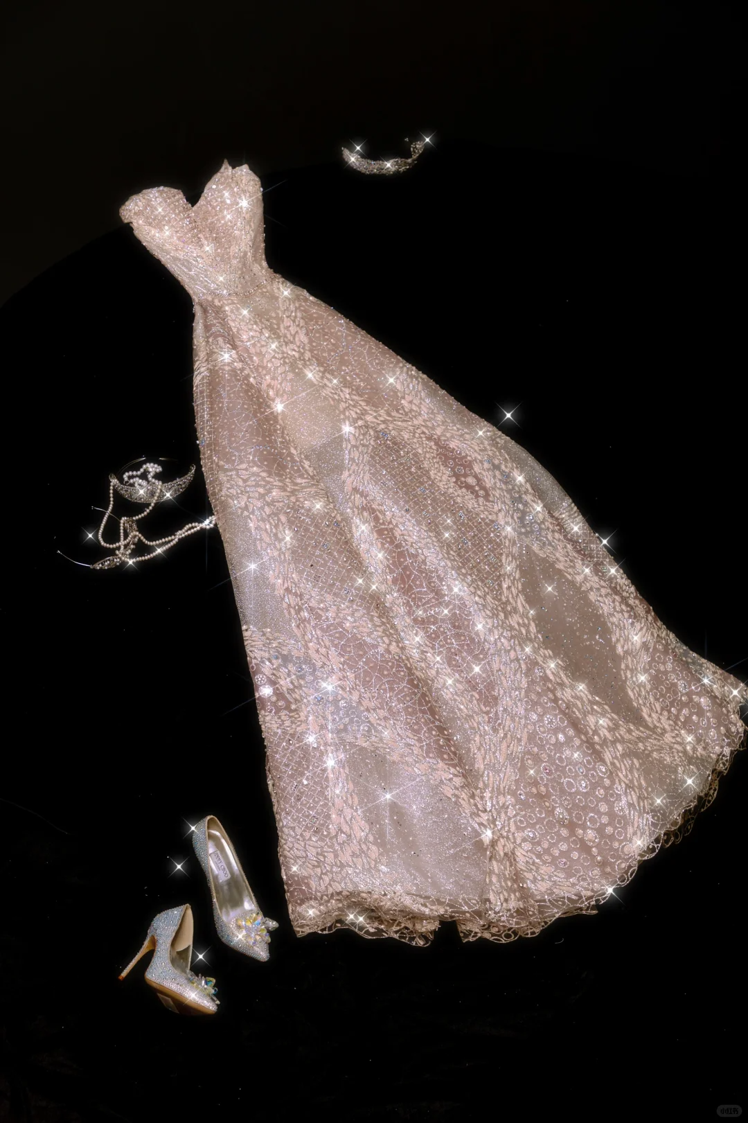 Light Champagne A Line Sweetheart Neck Sequin Tulle Prom Dress Party Dress SH3396