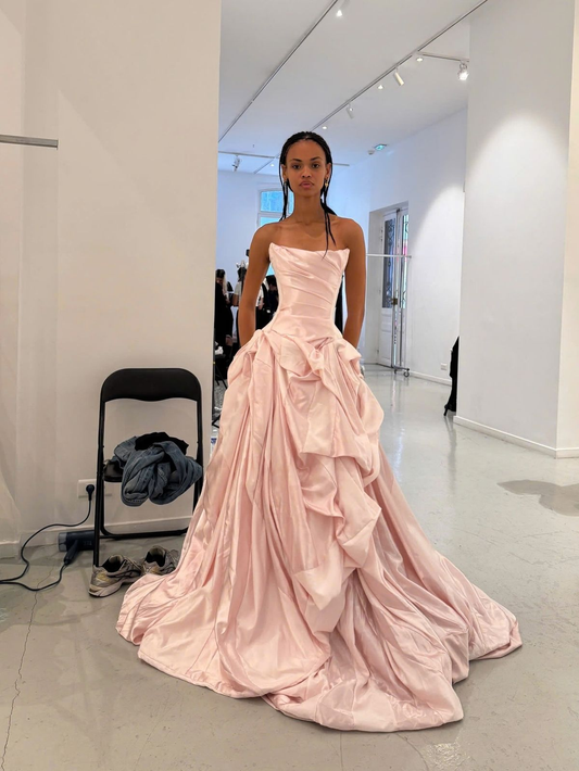 Pink Ball Gown Prom Dress Graduation Dress Evening Dress Birthday Dress fg8385