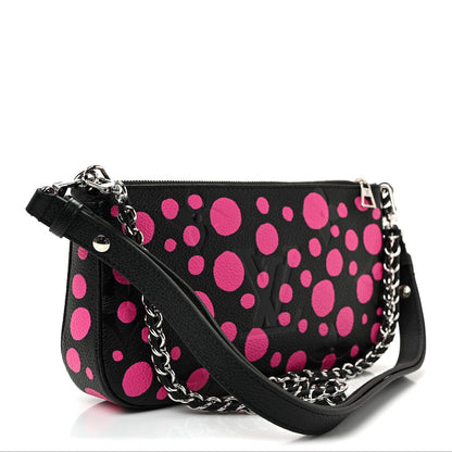 LV X YK Empreinte Multi Pochette Accessories Black Fuchsia