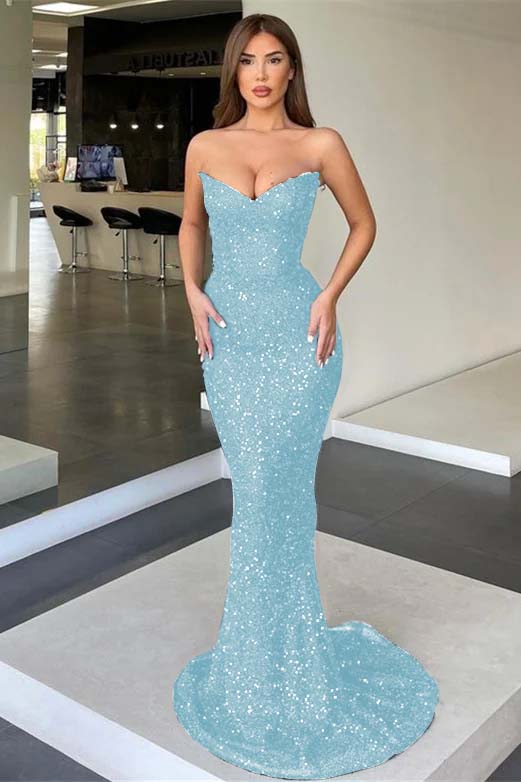 Sexy Long Sleeves Mermaid Prom Dress Black Online