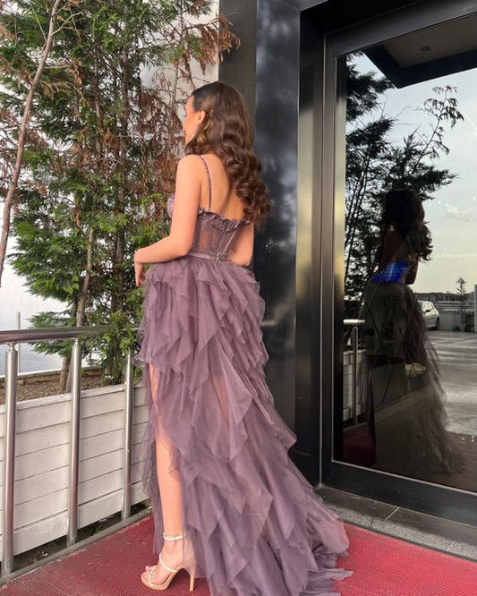 Tulle Long Prom Dress, Party Dress Evening Dress      fg3958