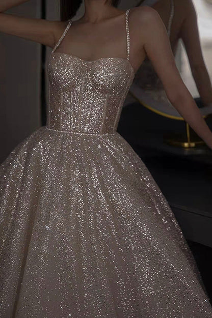 SPARKLING SEQUIN LONG PROM DRESS EVENING DRESS        fg3481