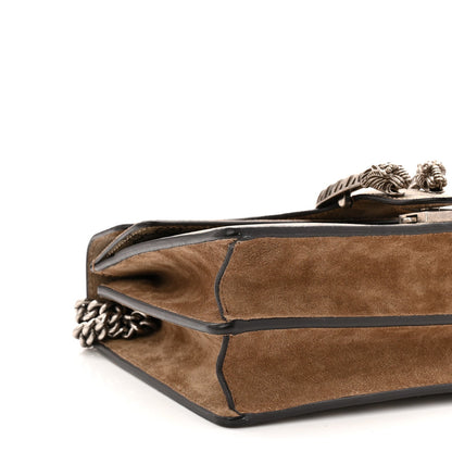 GG Supreme Monogram Small Dionysus Shoulder Bag Taupe