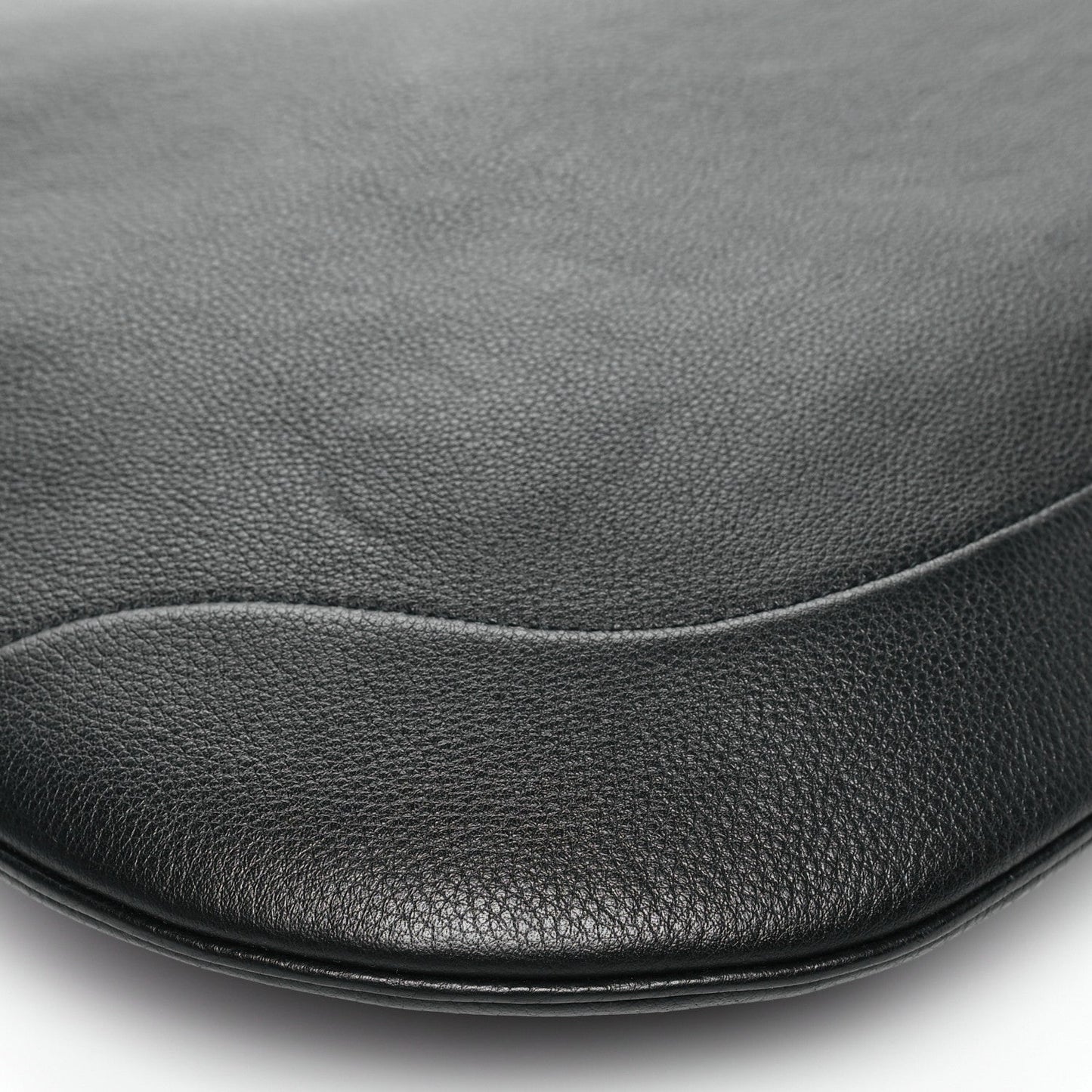 Soft Grained Calfskin Maxi B Hobo Black