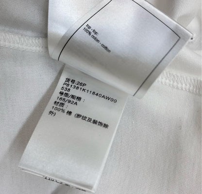 CC SS26 Short-sleeved Top White Cotton 350318