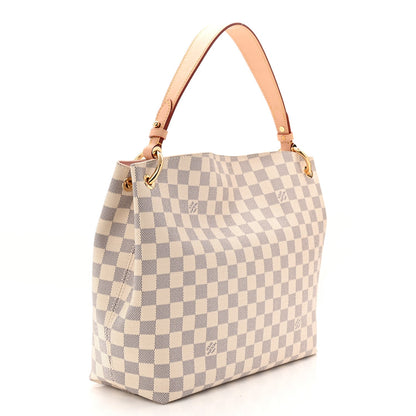 Damier Azur Graceful PM Rose Ballerine