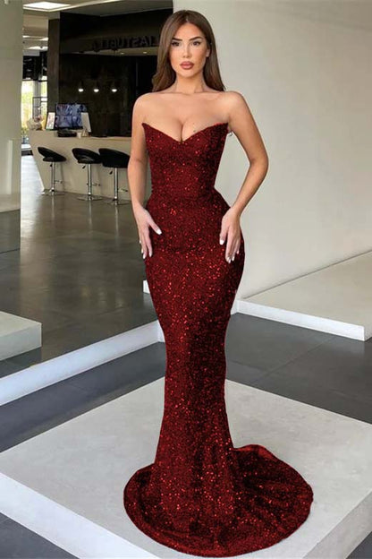 Sexy Long Sleeves Mermaid Prom Dress Black Online