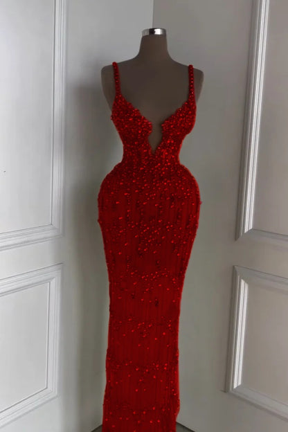 Luxurious Beaded Green Sweetheart Prom Dress