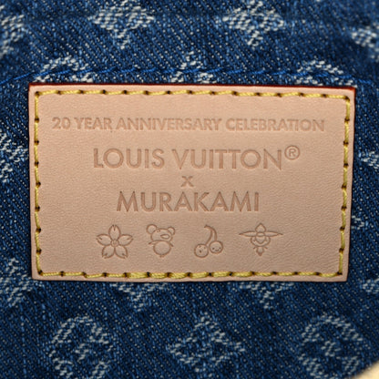 LV X TM Monogram Denim Cerises Pochette Accessories Blue