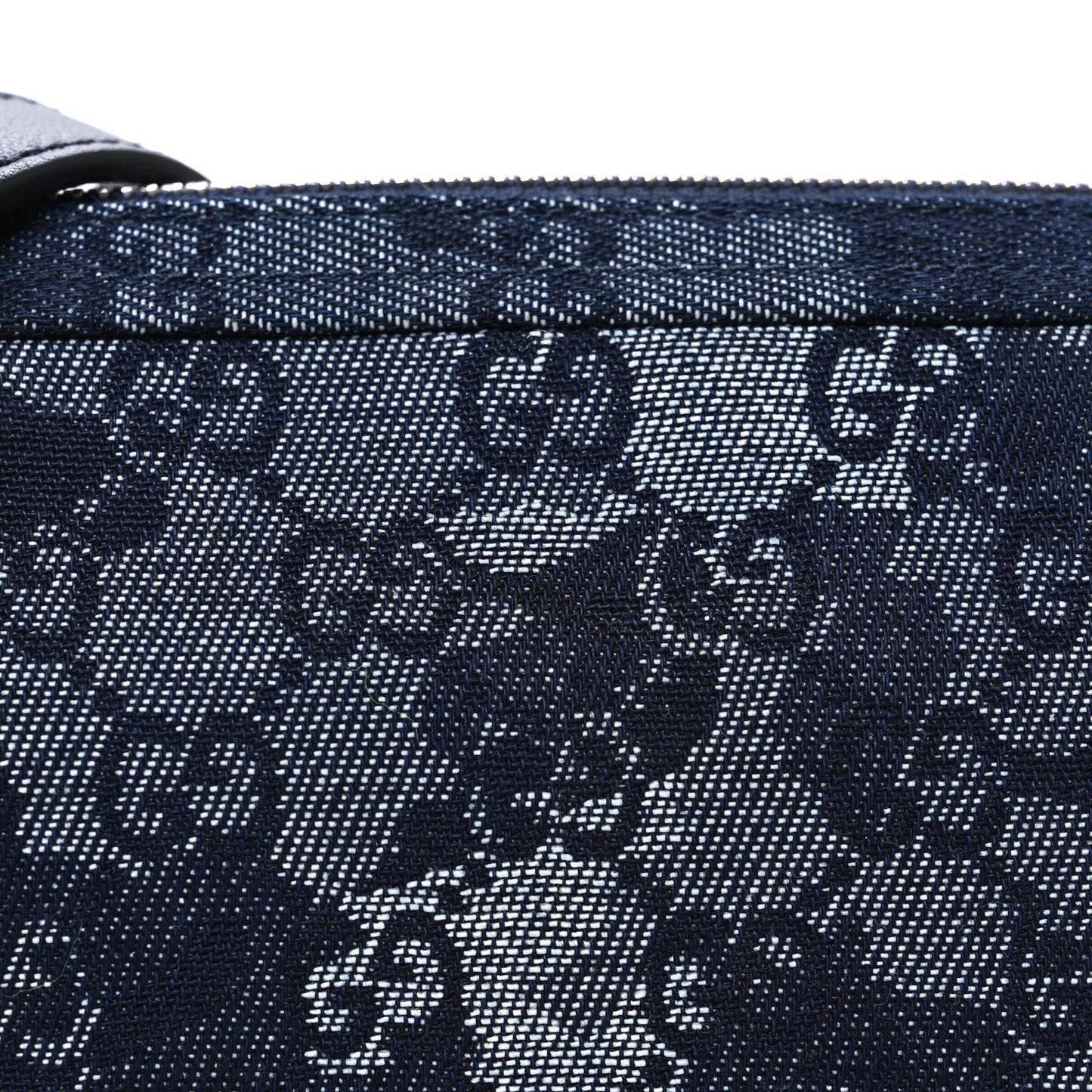Denim GG Monogram Camouflage Small Crossbody Bag Blue