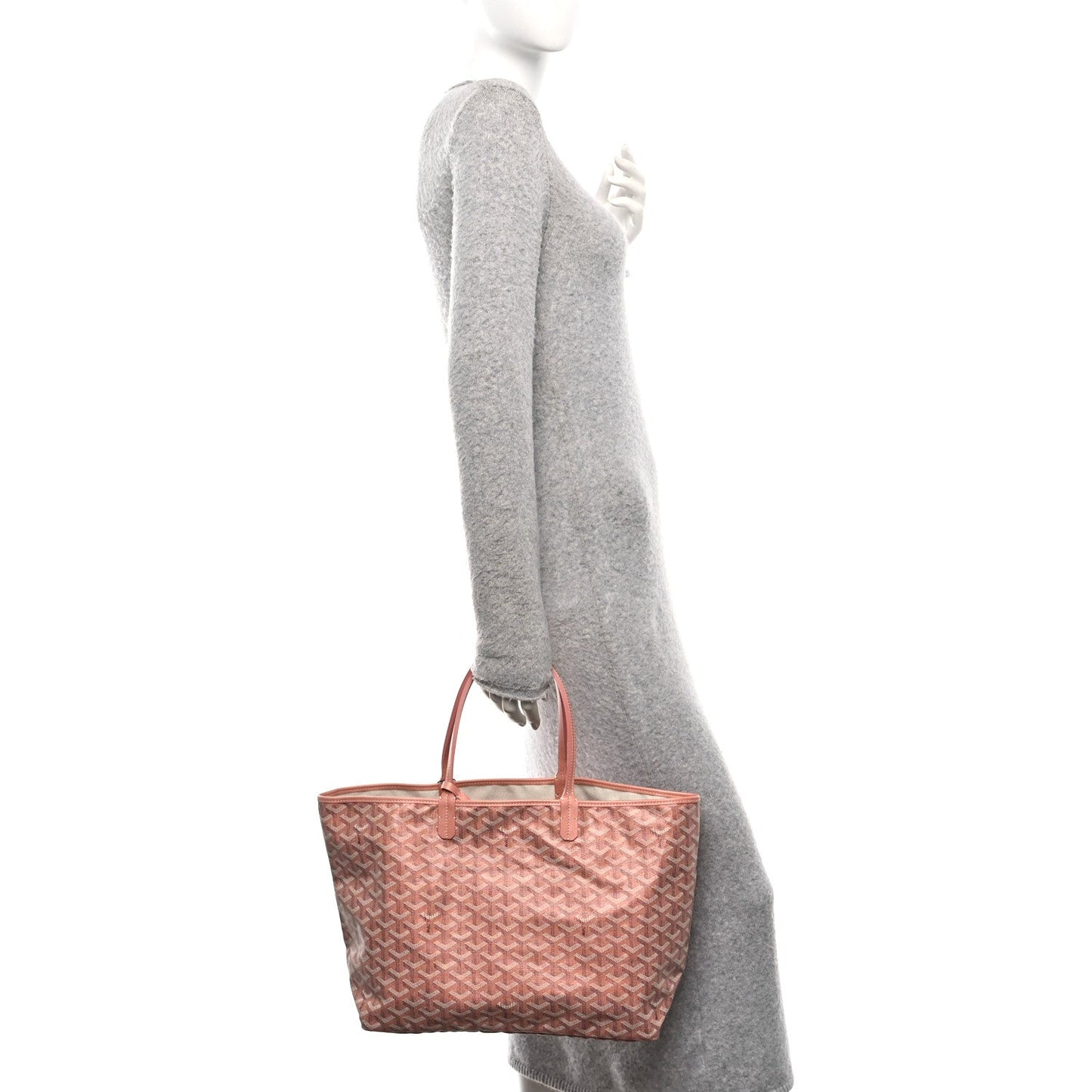 Iridescent Goyardine Saint Louis PM Pearly Coral