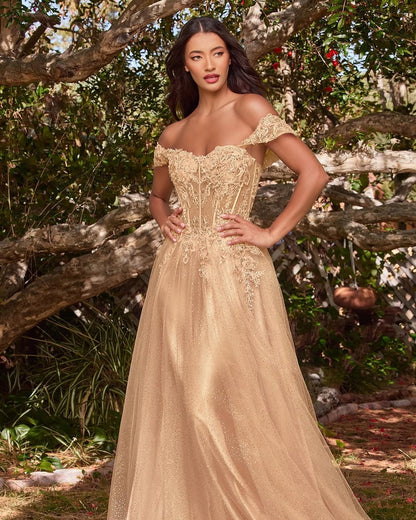 Pink Sleeveless Strapless Off-Shoulders Sweetheart Embroidery Prom Dress