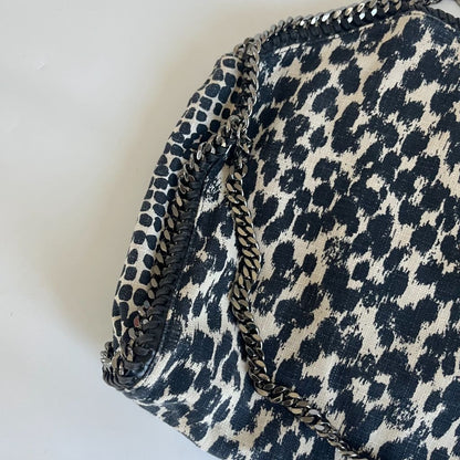 Stella McCartney animal fabric print large fallabela shoulder bag