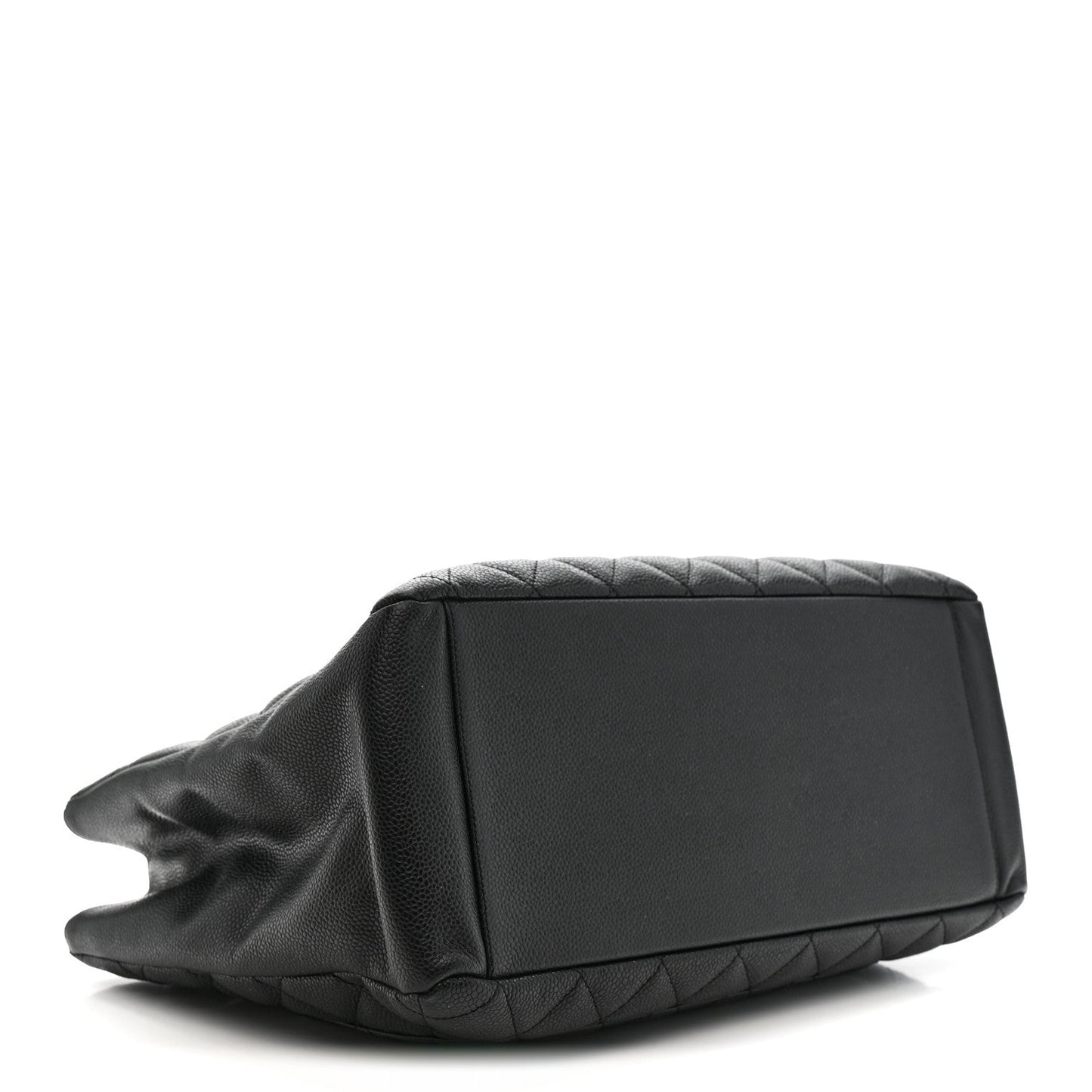 Caviar Quilted Grand Shopping Tote GST Black