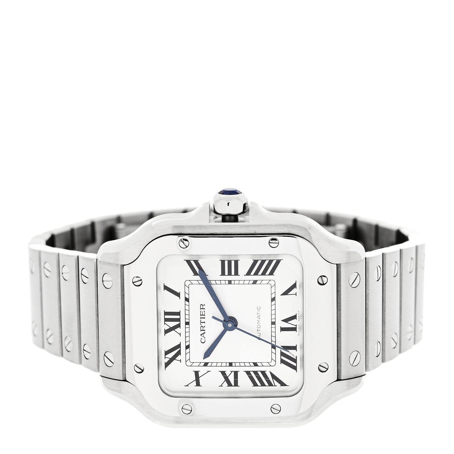 Stainless Steel 35mm Santos de Cartier Automatic Watch