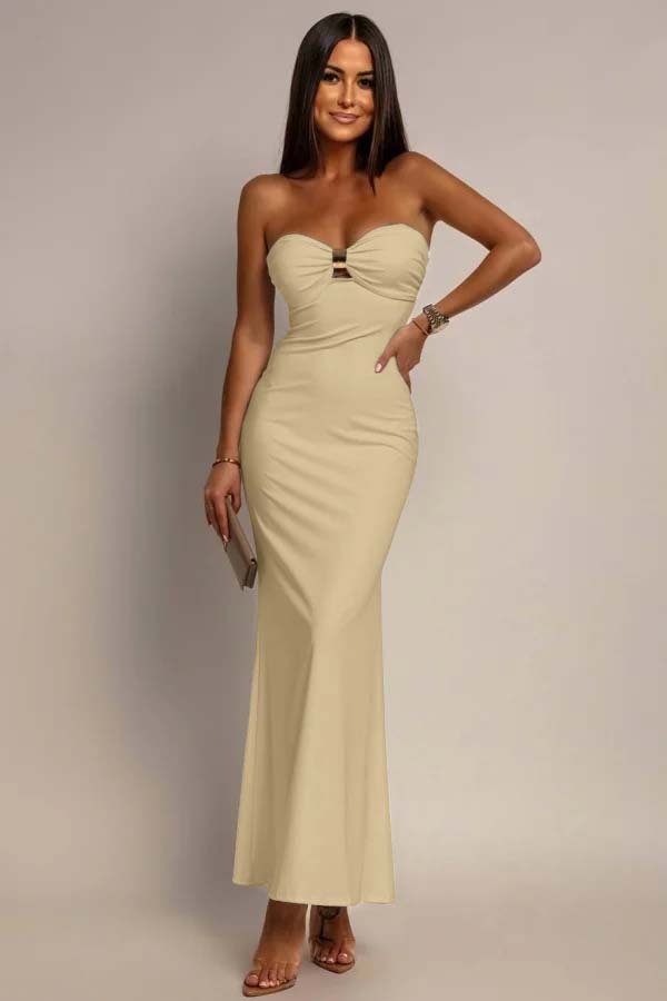 White Sleeveless Sweetheart Mermaid Long Prom Dress