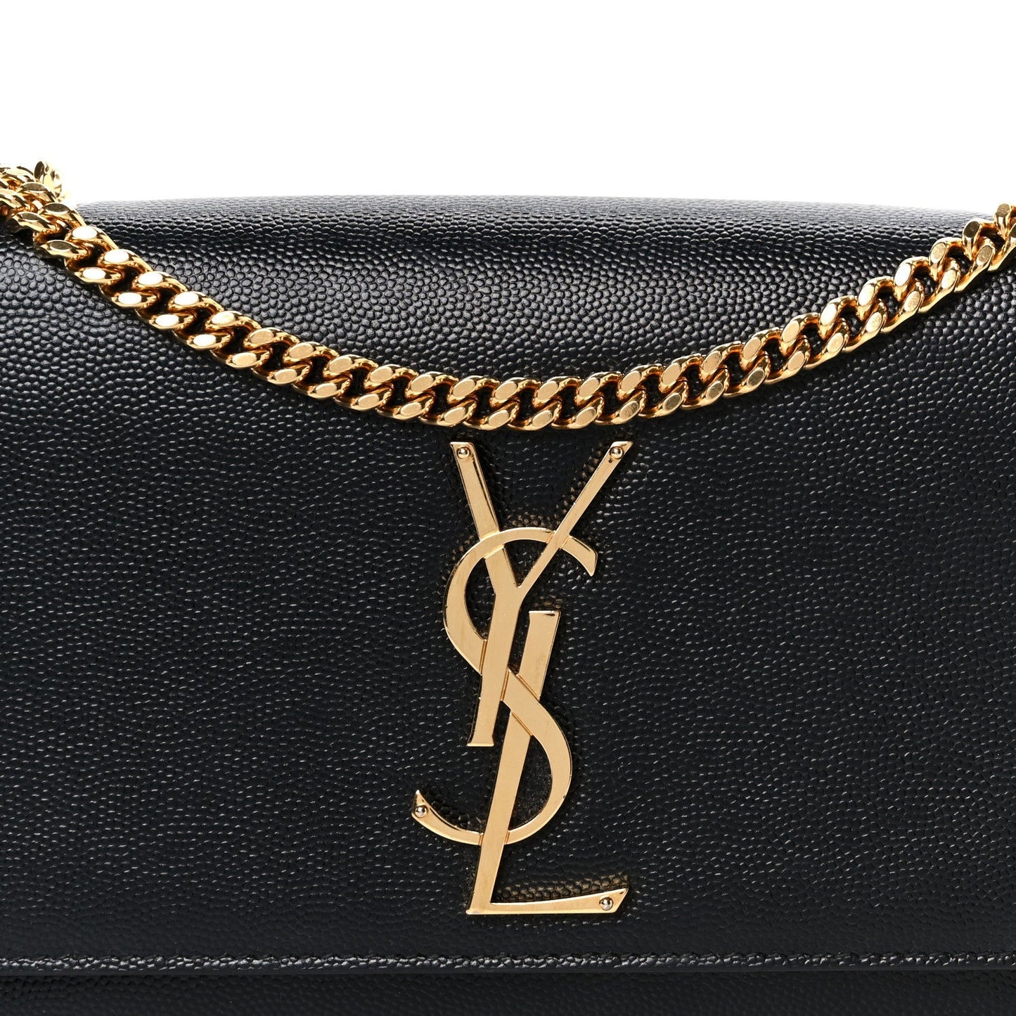 Grain De Poudre Small Monogram Kate Satchel Black