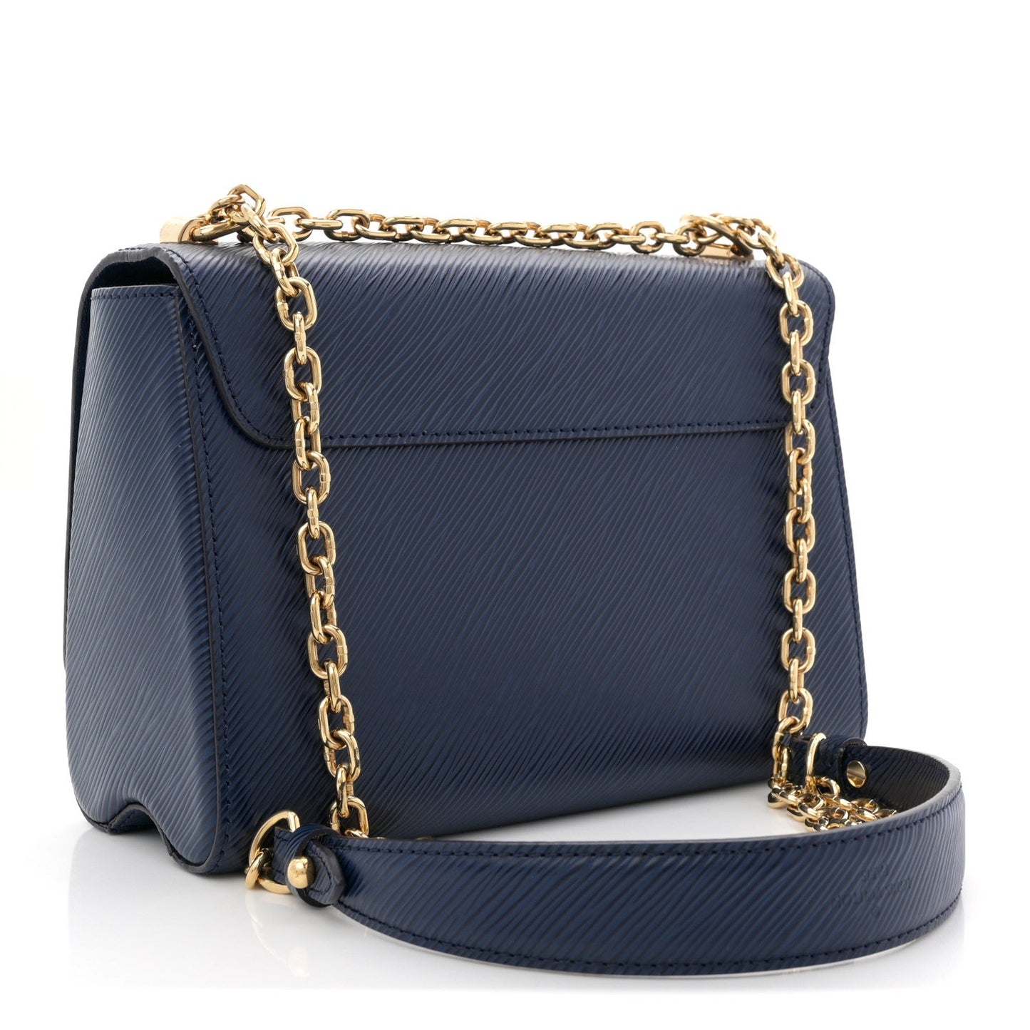 Epi Twist Shoulder Bag MM Indigo