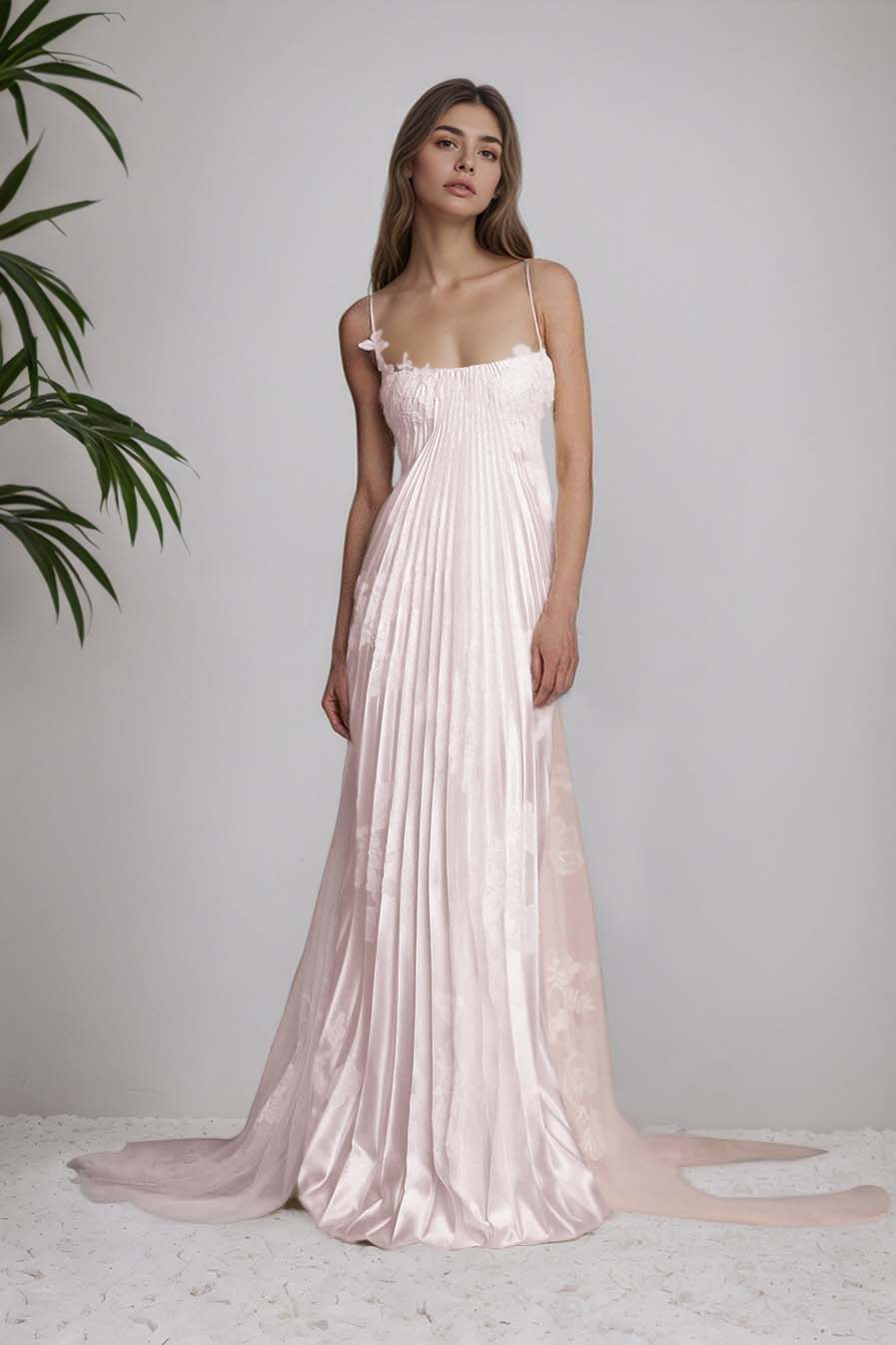 Fashion Chic Spaghetti Straps Prom Dress
