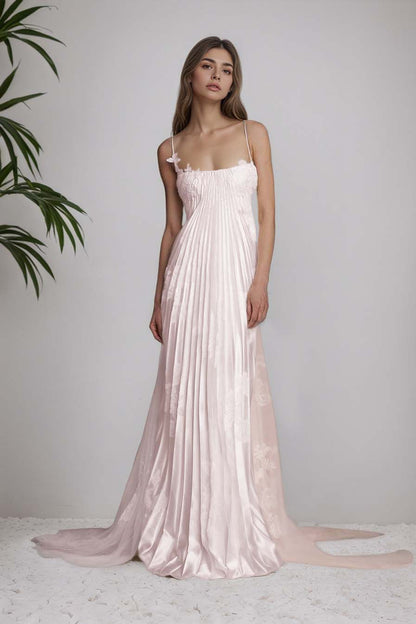Fashion Chic Spaghetti Straps Prom Dress