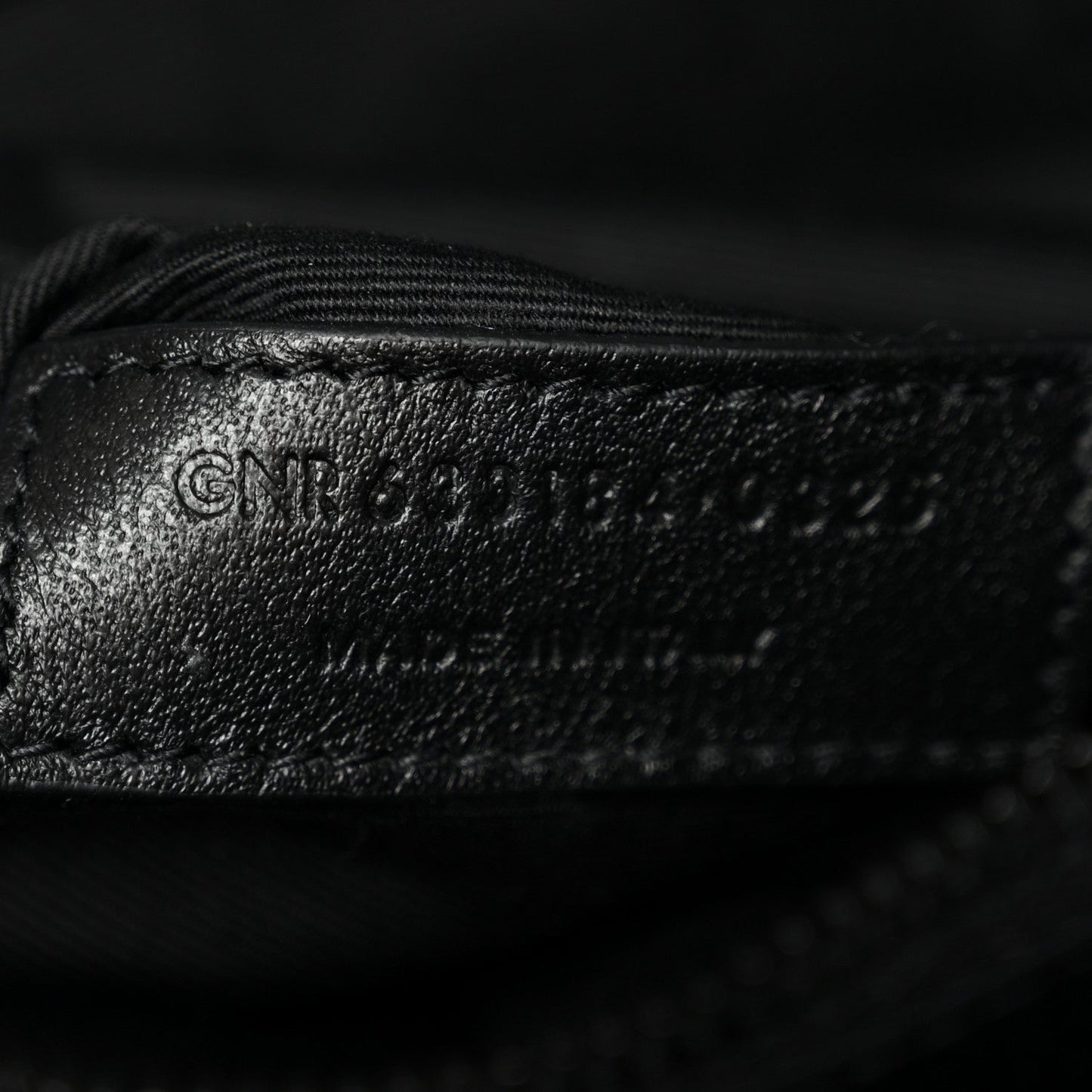 Crinkled Calfskin Matelasse Monogram Medium Niki Chain Satchel Black