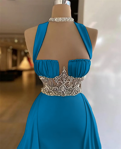 Vintage Sage Green Prom Dress Long Prom Dresses SH344
